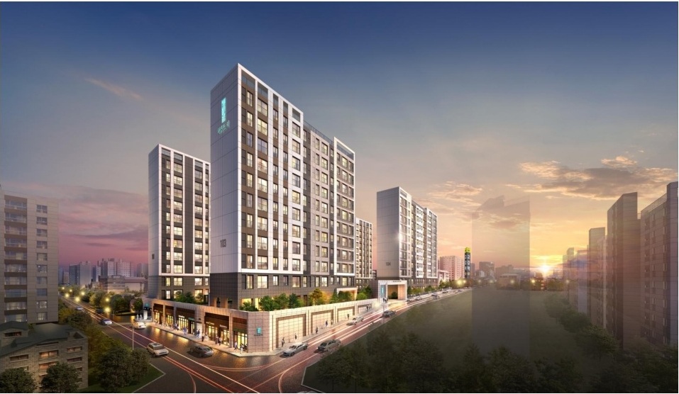 고강역 신원아침도시 퍼스티지 야경 투시도